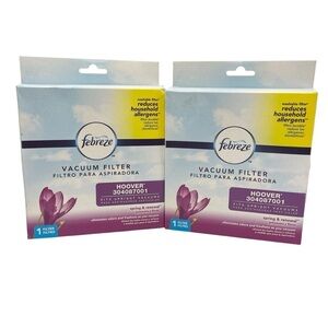 Febreze Vacuum Filter Hoover 304087001 Spring & Renewal Odor Eliminator Lot of 2